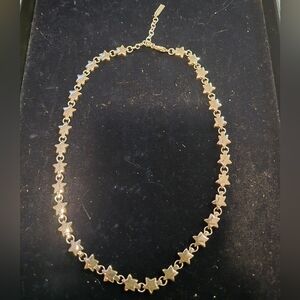 Vintage Napier Gold-Tone Star Link Necklace